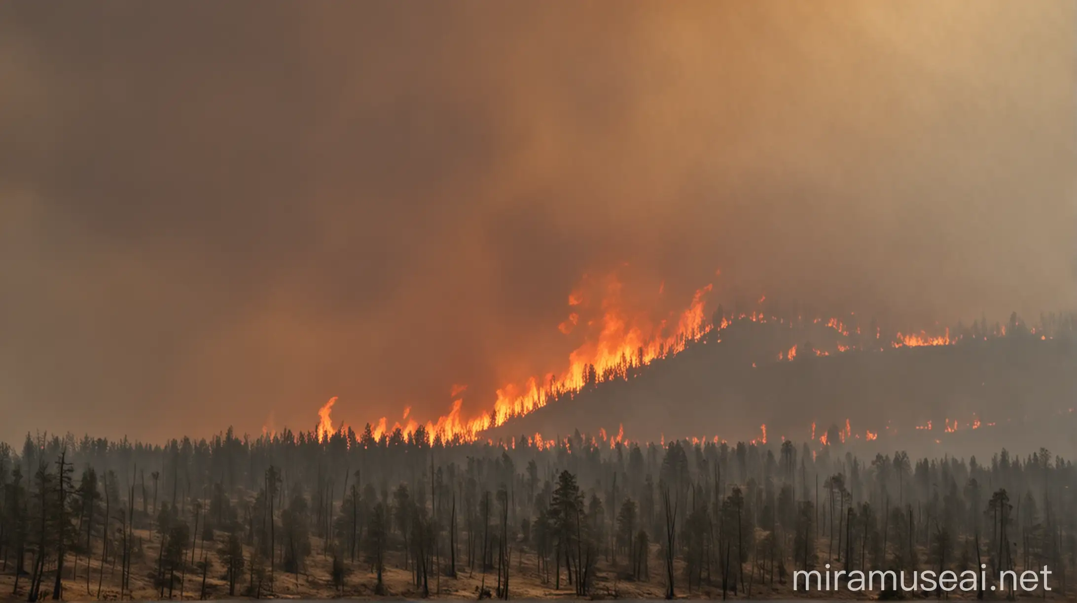 Warning Red Flag Weather for Wildfires