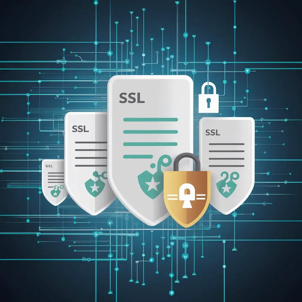 Colorful-SSL-Certificates-on-Digital-Background