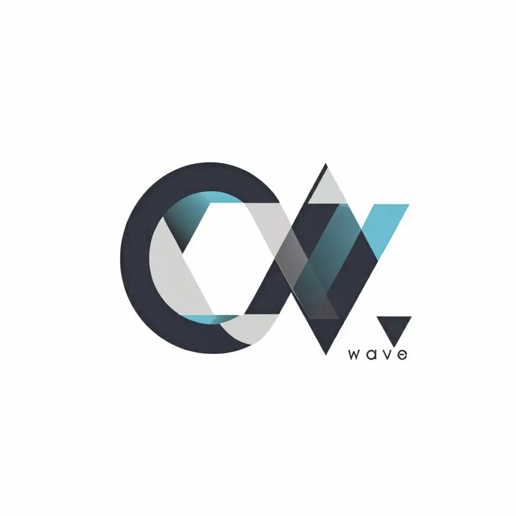 a logo design,with the text "Creative wafe", main symbol:CW,Minimalistic,be used in Entertainment industry,clear background