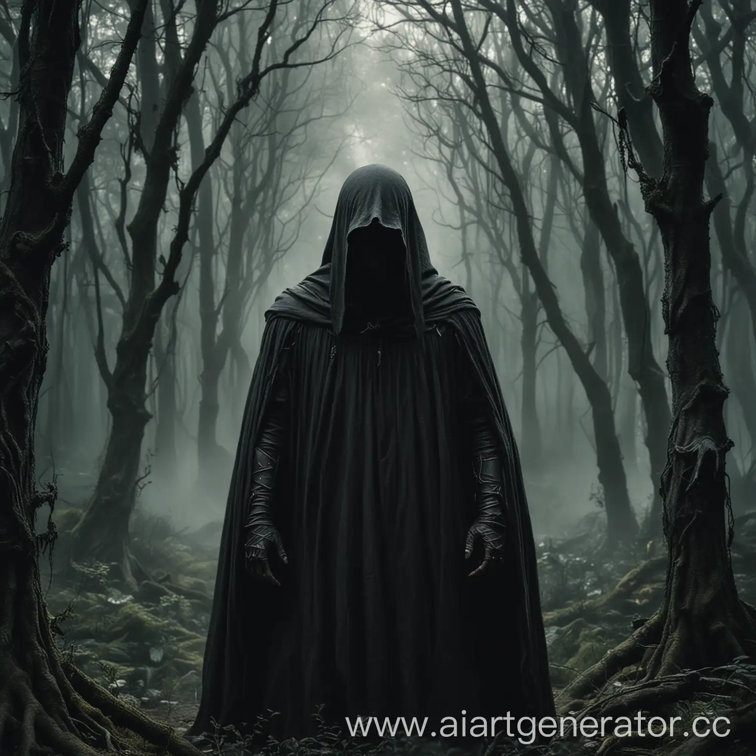 Faceless-Nazgul-in-Dark-Forest-Portrait