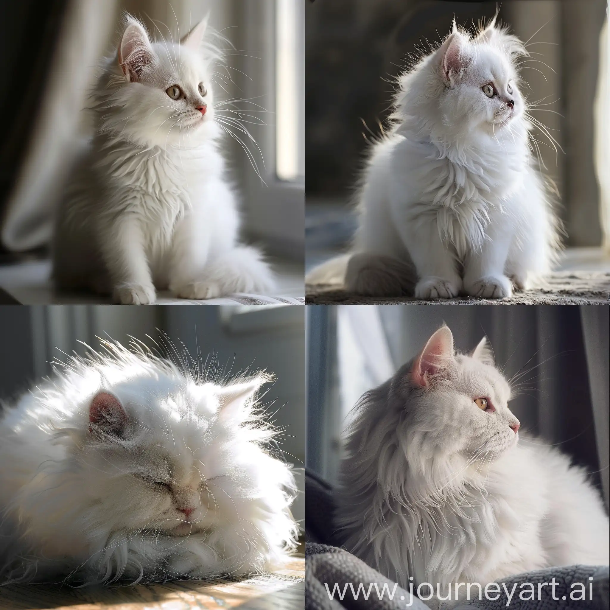 Adorable-White-Fluffy-Kitty-with-Playful-Demeanor