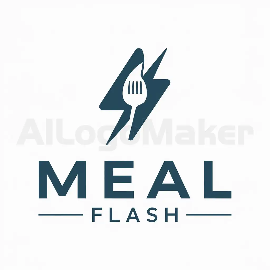 a logo design,with the text "Meal Flash", main symbol:Meal Flash,Moderate,clear background