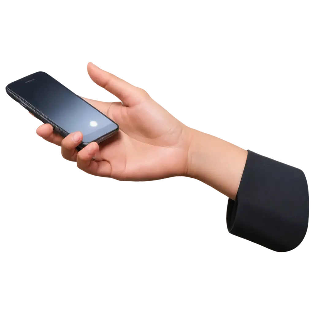 Hand with phone