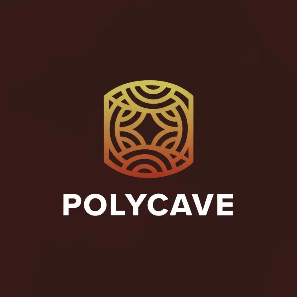 a logo design,with the text "POLYCAVE", main symbol:buried wine cellar,complex,be used in Others industry,clear background