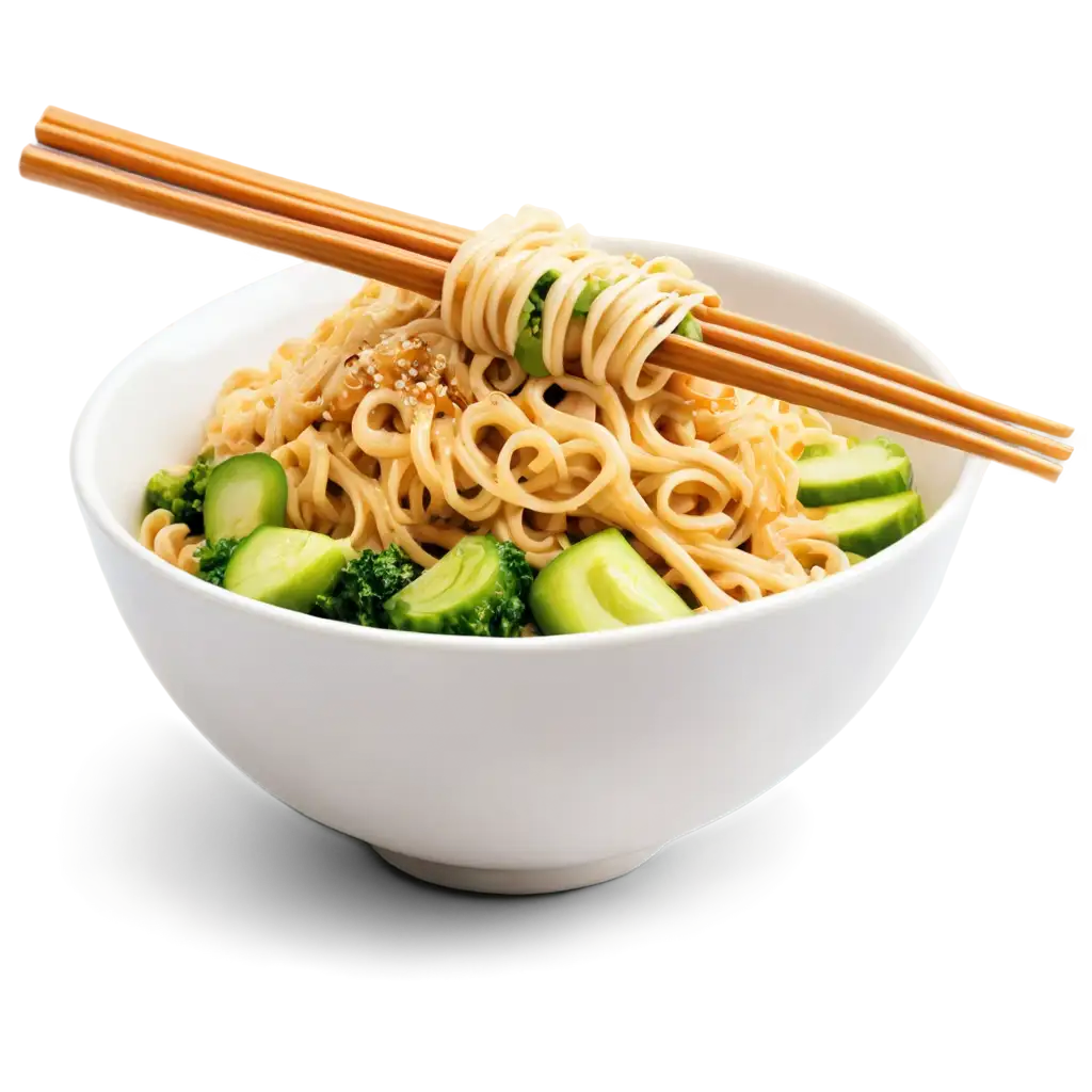 a noodles bowl