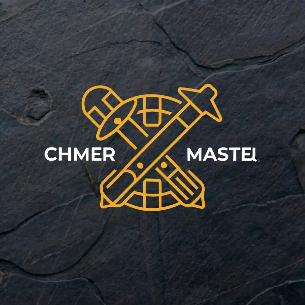a logo design,with the text "Construction Master", main symbol:hammer, table, ruler,Умеренный,be used in Строительство industry,clear background