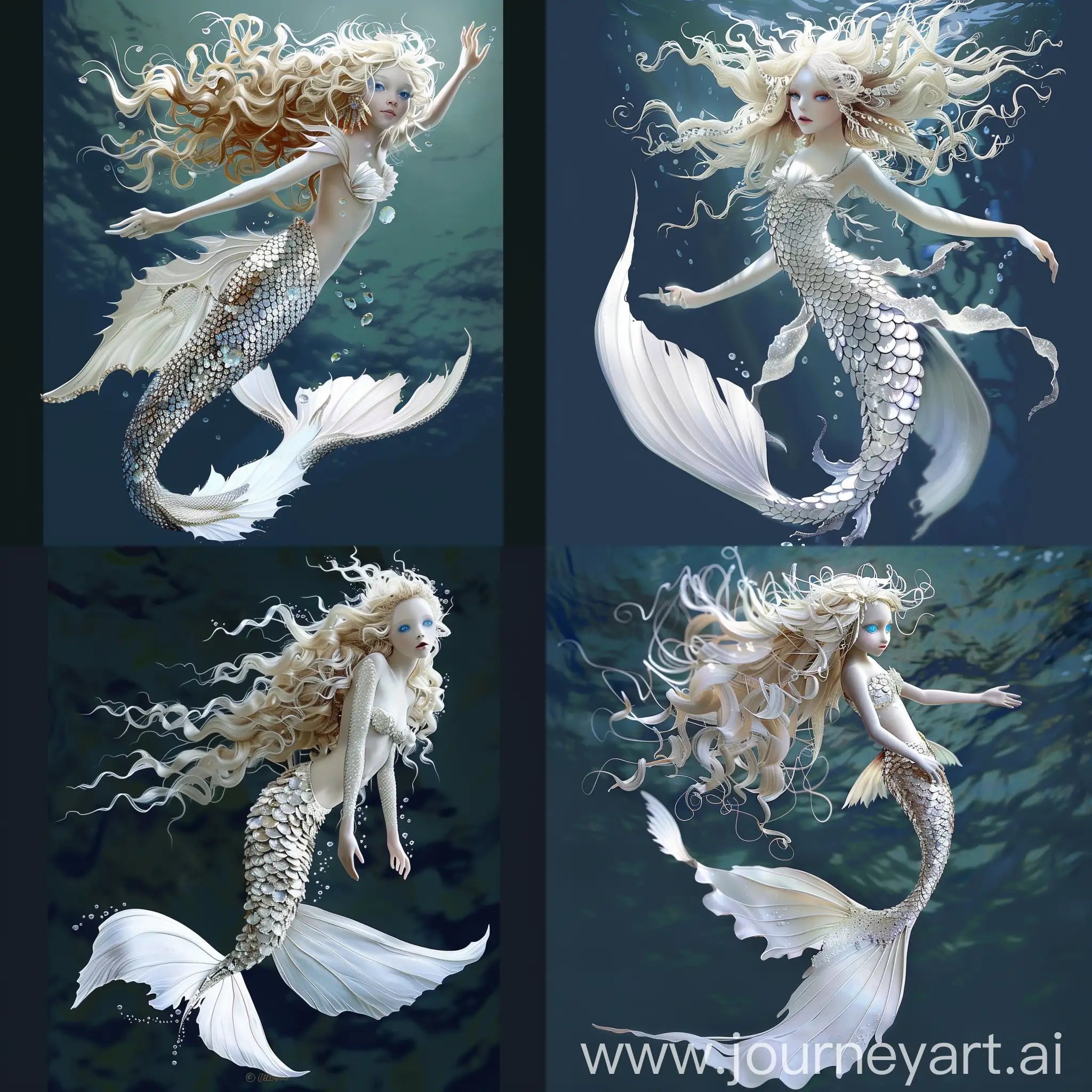 Blonde-Mermaid-Girl-with-Blue-Eyes-and-Mother-of-Pearl-Tail