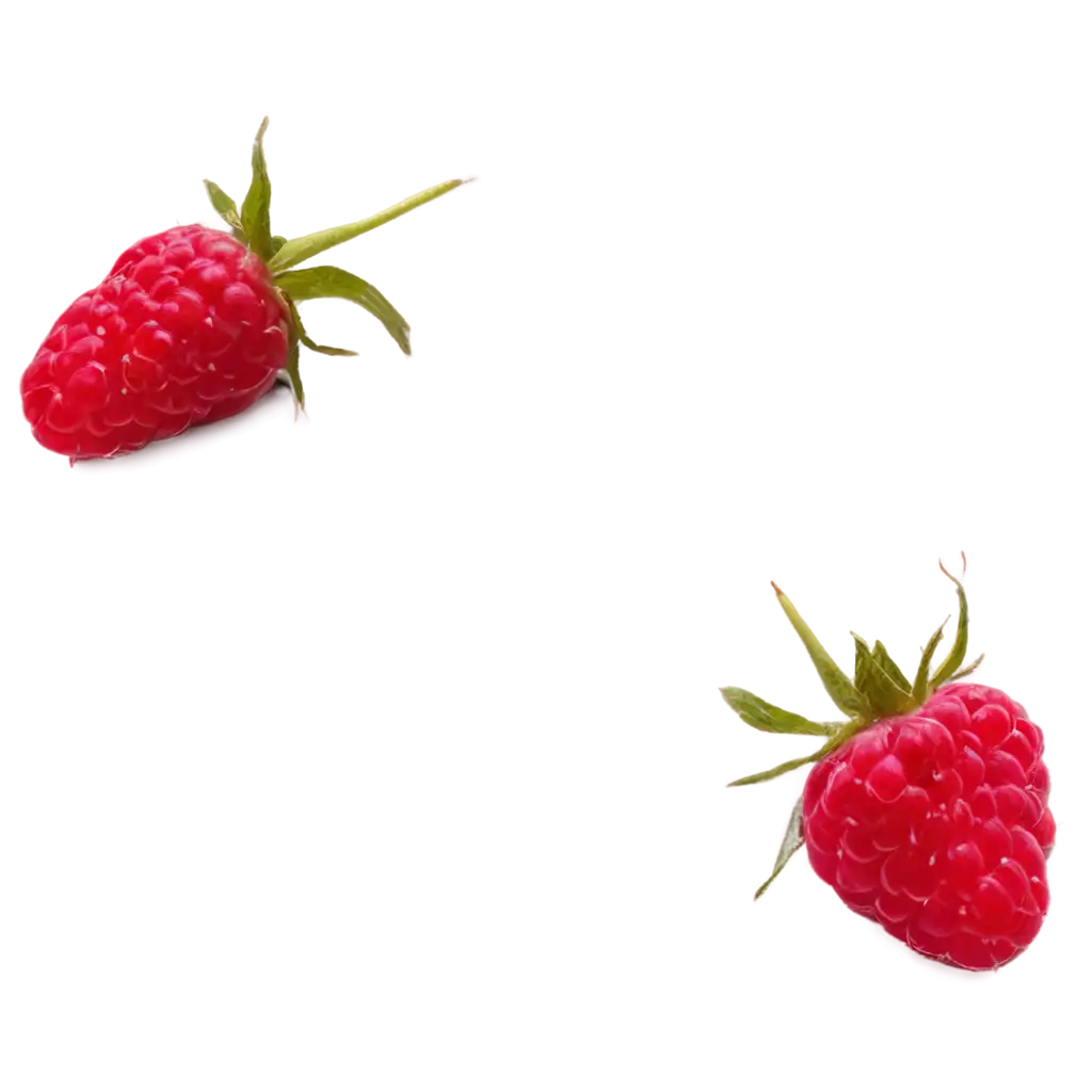 three raspberries