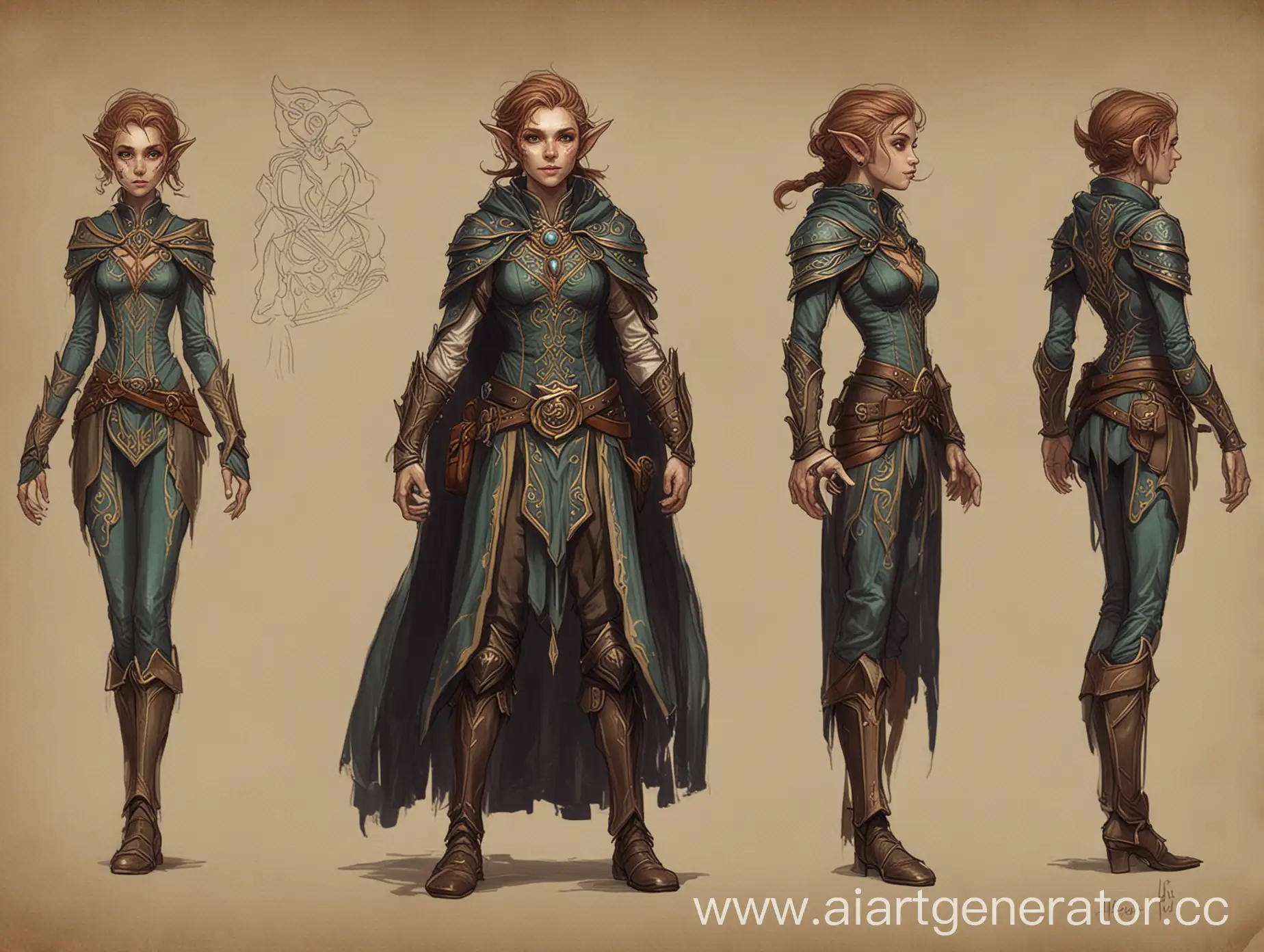 Enchanting-Concept-Art-Elf-Mage-in-Mystical-Forest