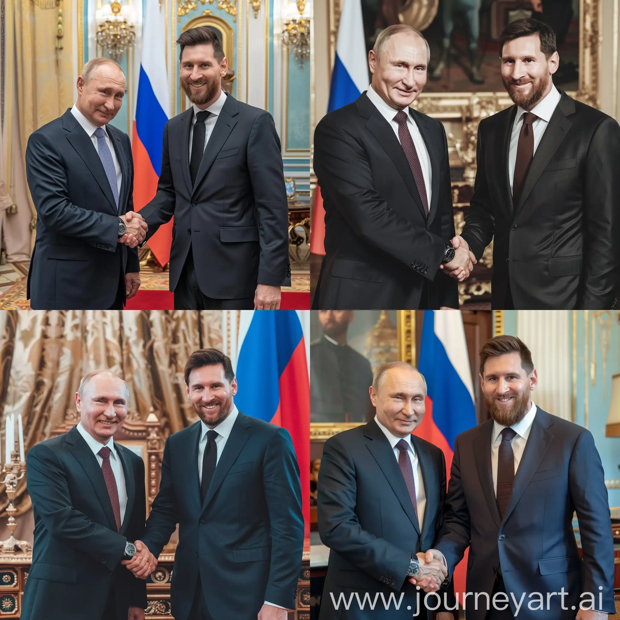 Vladimir-Putin-and-Lionel-Messi-Handshake-at-Kremlin-with-Russian-Flag-Background