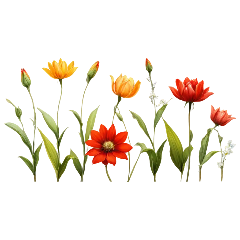 Vibrant-PNG-Floral-Art-Expressive-Interpretations-of-Flowers
