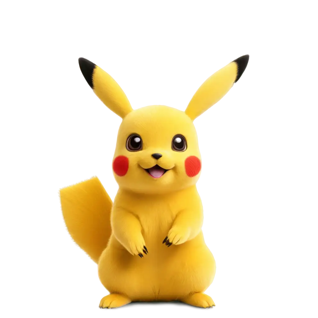 sitting pikachu