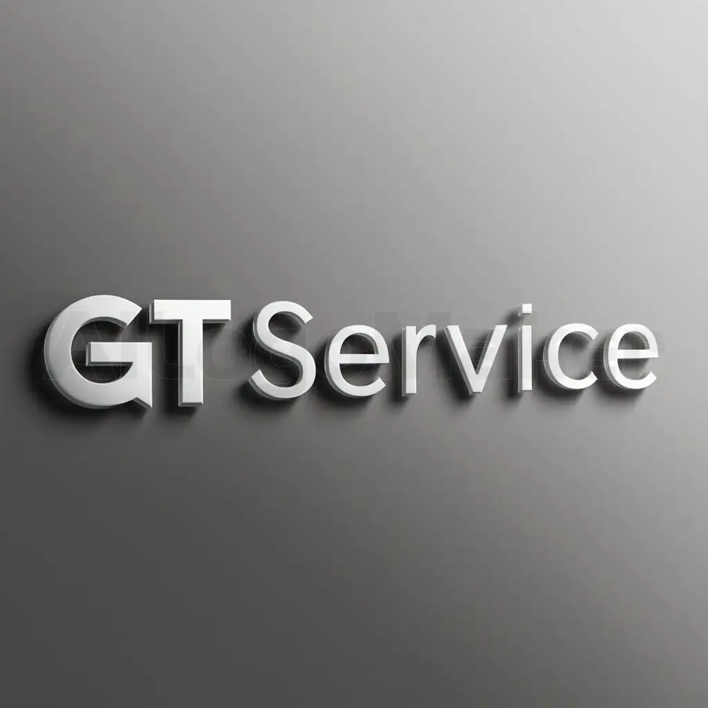 a logo design,with the text "GTService", main symbol:G,Moderate,clear background