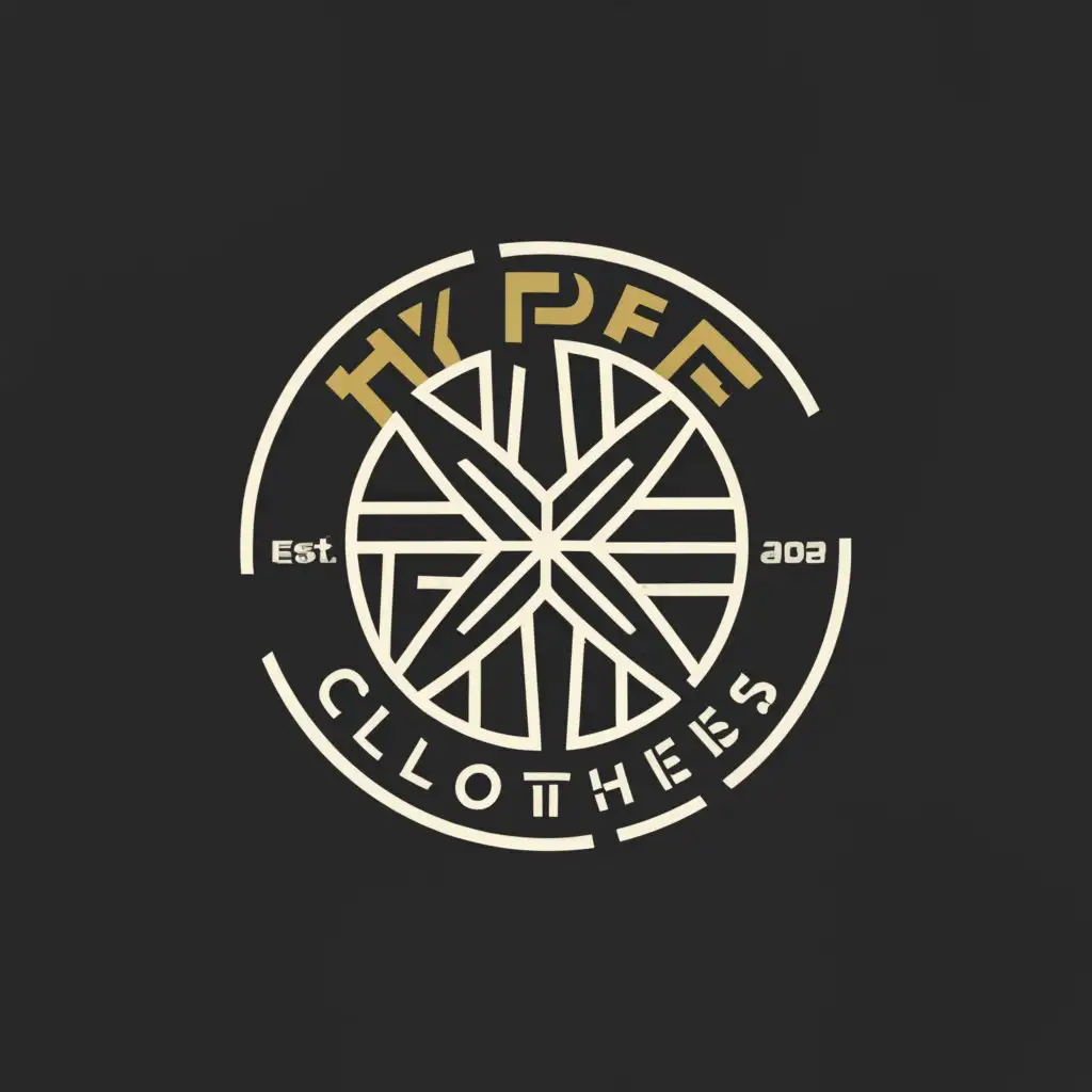 a logo design,with the text "hype clothes", main symbol:stone island cp company new balance fred perry,Moderate,clear background