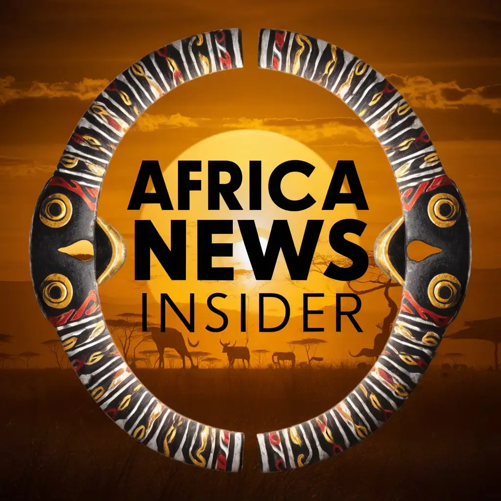 create a profile picture with words africa news insider