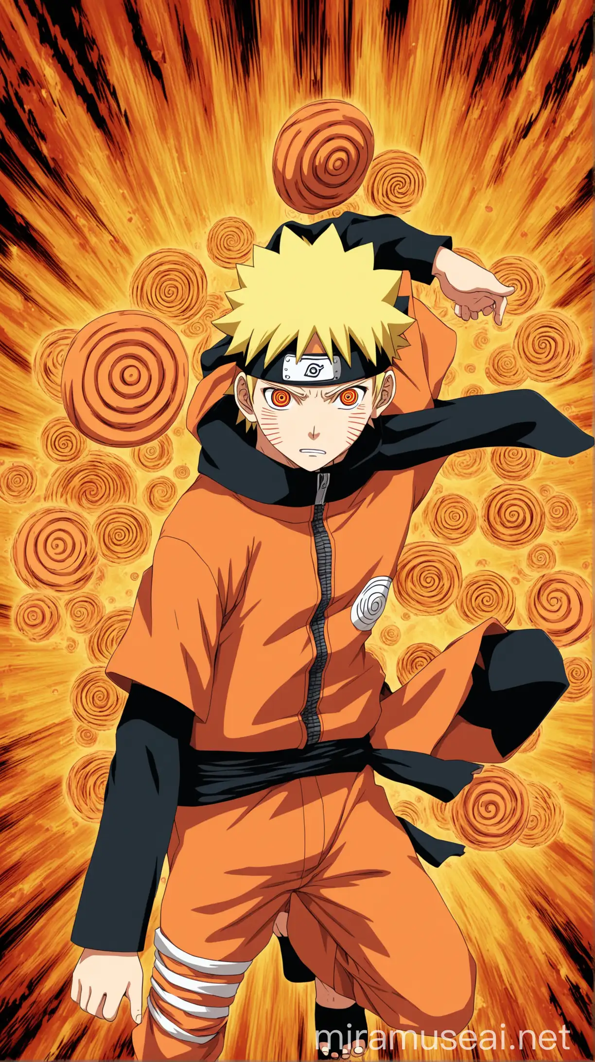 Anime Naruto Uzumaki HD Wallpaper Legendary Ninja in Dynamic Action
