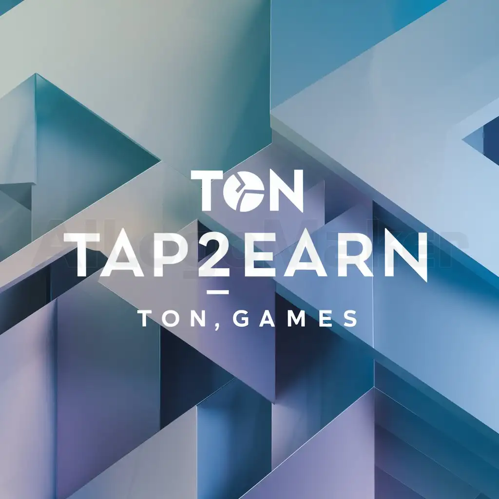 a logo design,with the text "Ton, games", main symbol:Tap2earn,complex,clear background