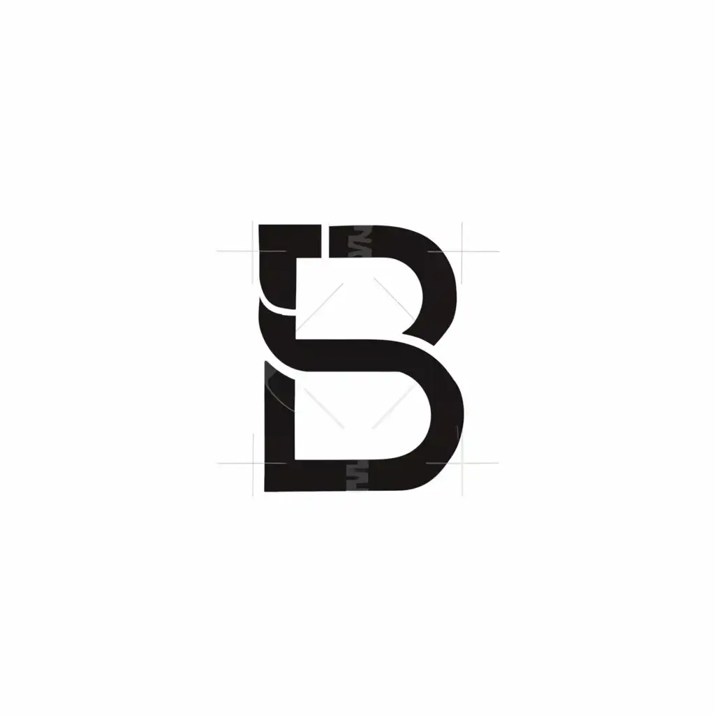 a logo design,with the text "b", main symbol:monogram letter should be in black,Moderate,clear background
