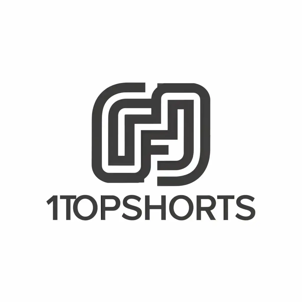 a logo design,with the text "1TopShorts", main symbol:1TopShorts,Moderate,clear background