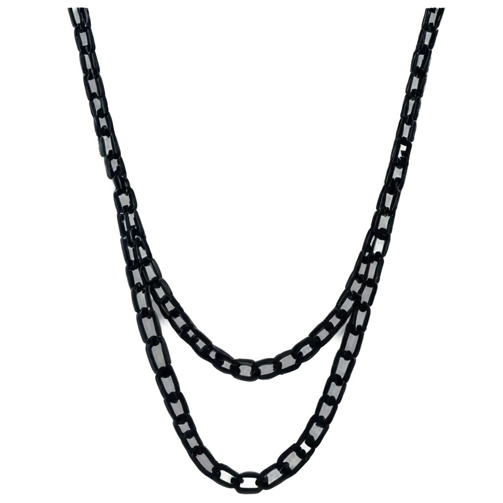 black color long chain block
