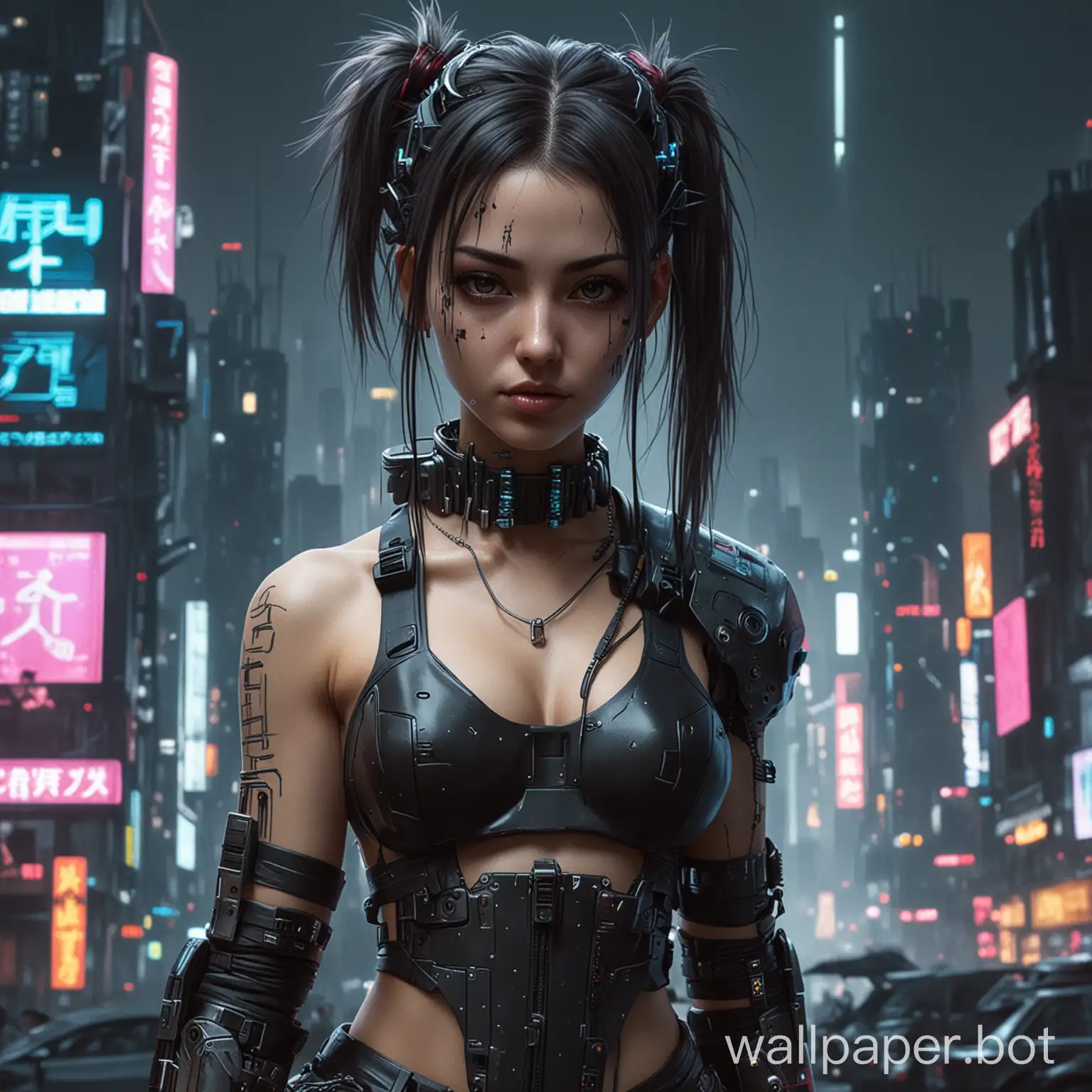 Futuristic-Cyberpunk-Girl-with-Neon-Lights