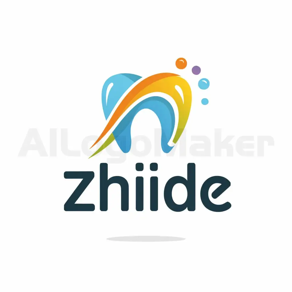 a logo design,with the text "zhide", main symbol:Dental,complex,be used in Medical Dental industry,clear background