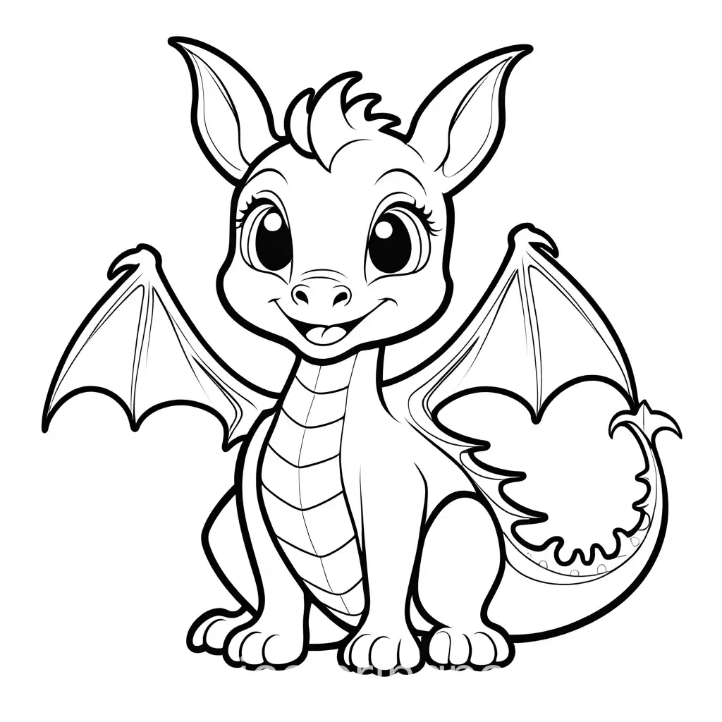 Cute-Dragon-Coloring-Page-Black-and-White-Line-Art-for-Children