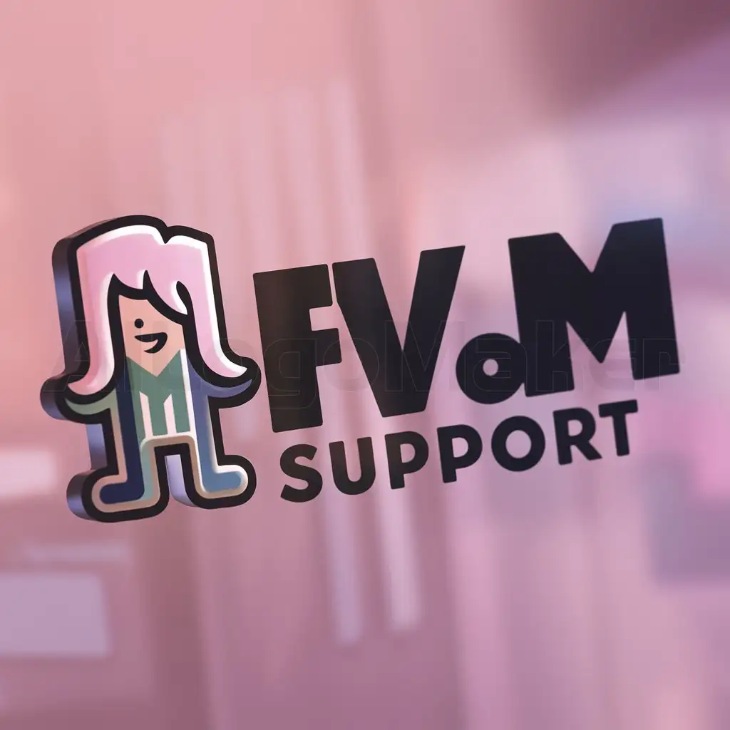 a logo design,with the text "FiveM Support", main symbol:Maka a Fivem GTA logo,Moderate,clear background