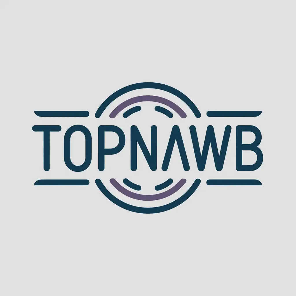 Сделать логотип с таким же стилем, название в логотипе TopnaWB