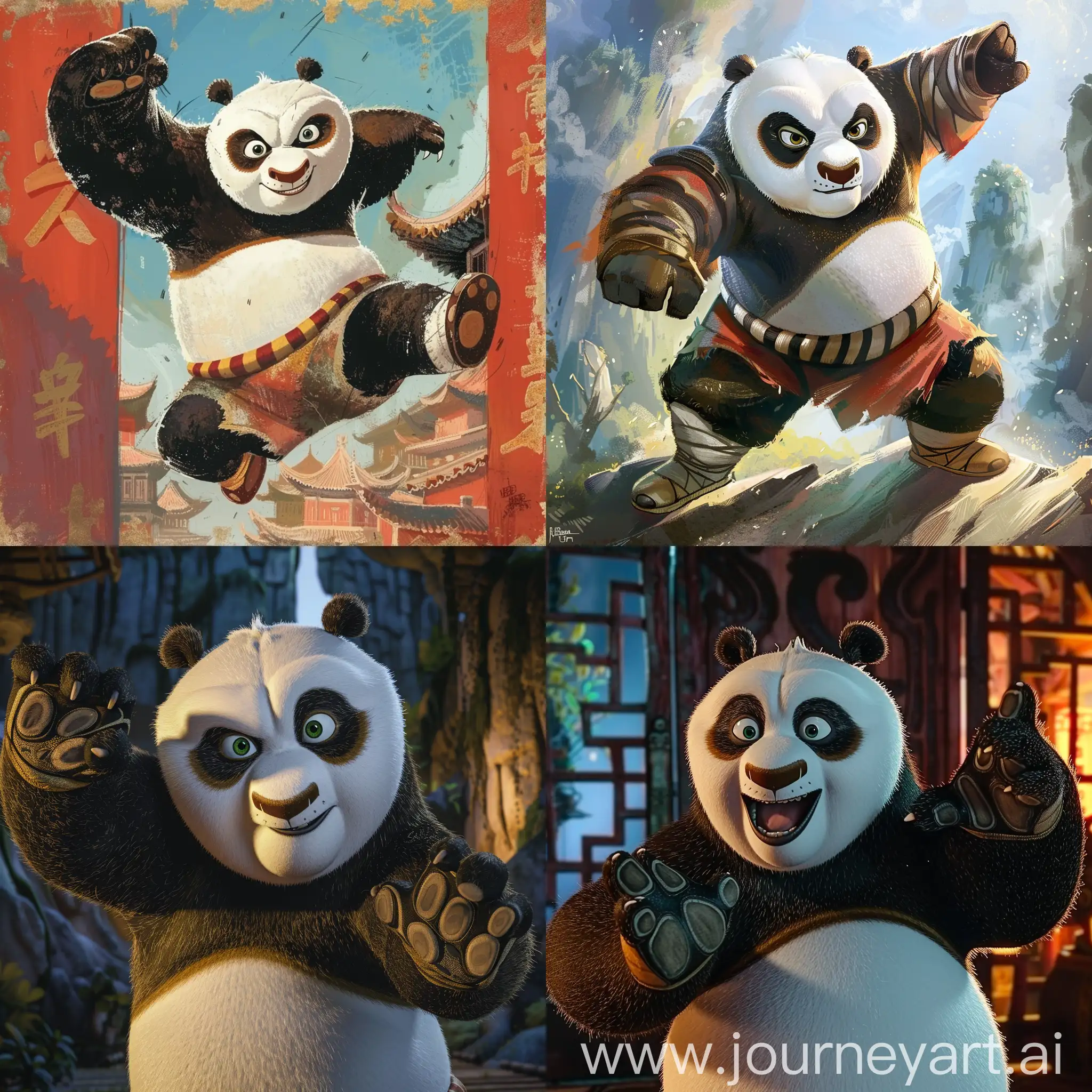 Diabolical-Panda-Kung-Fu-Master-A-Fiery-Display-of-Martial-Arts-Skill