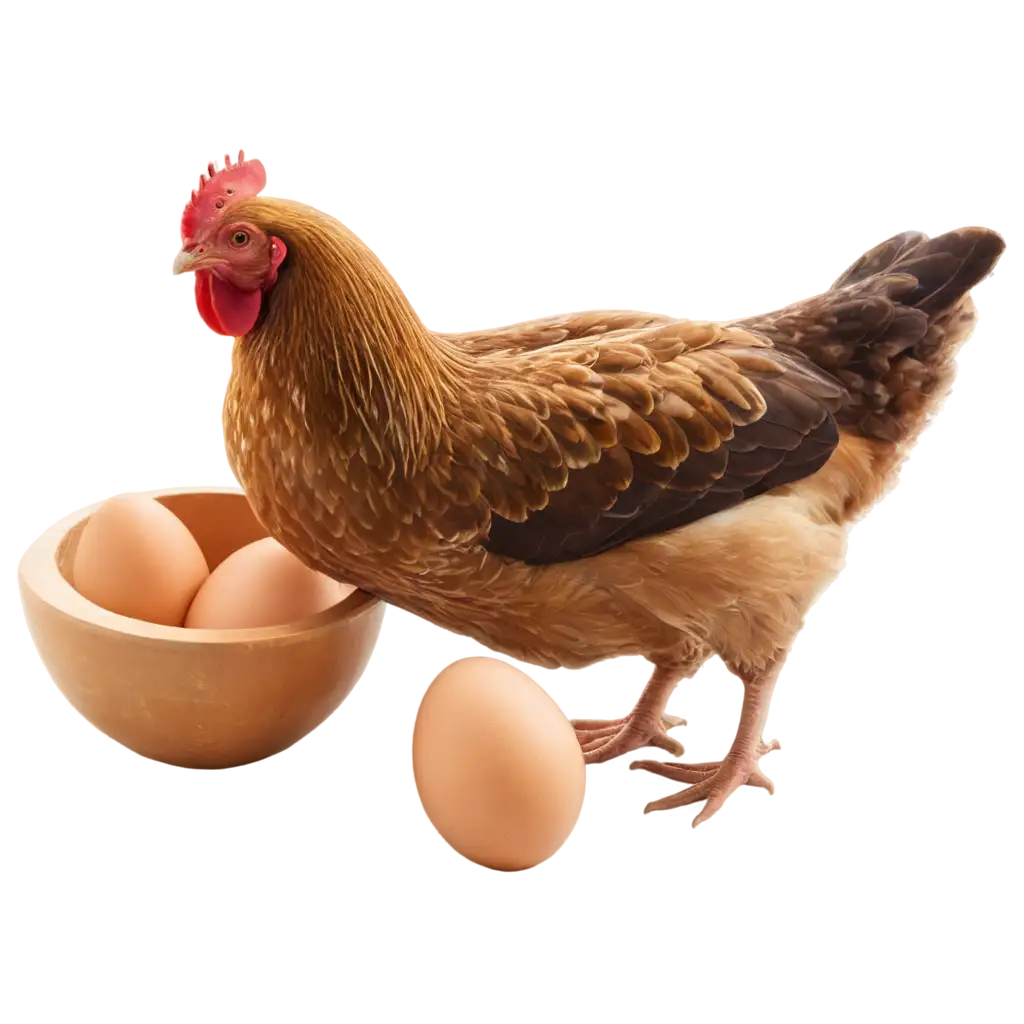 Stunning-PNG-Image-of-Hen-with-Egg-in-Garden-Enhance-Your-Visuals-Now