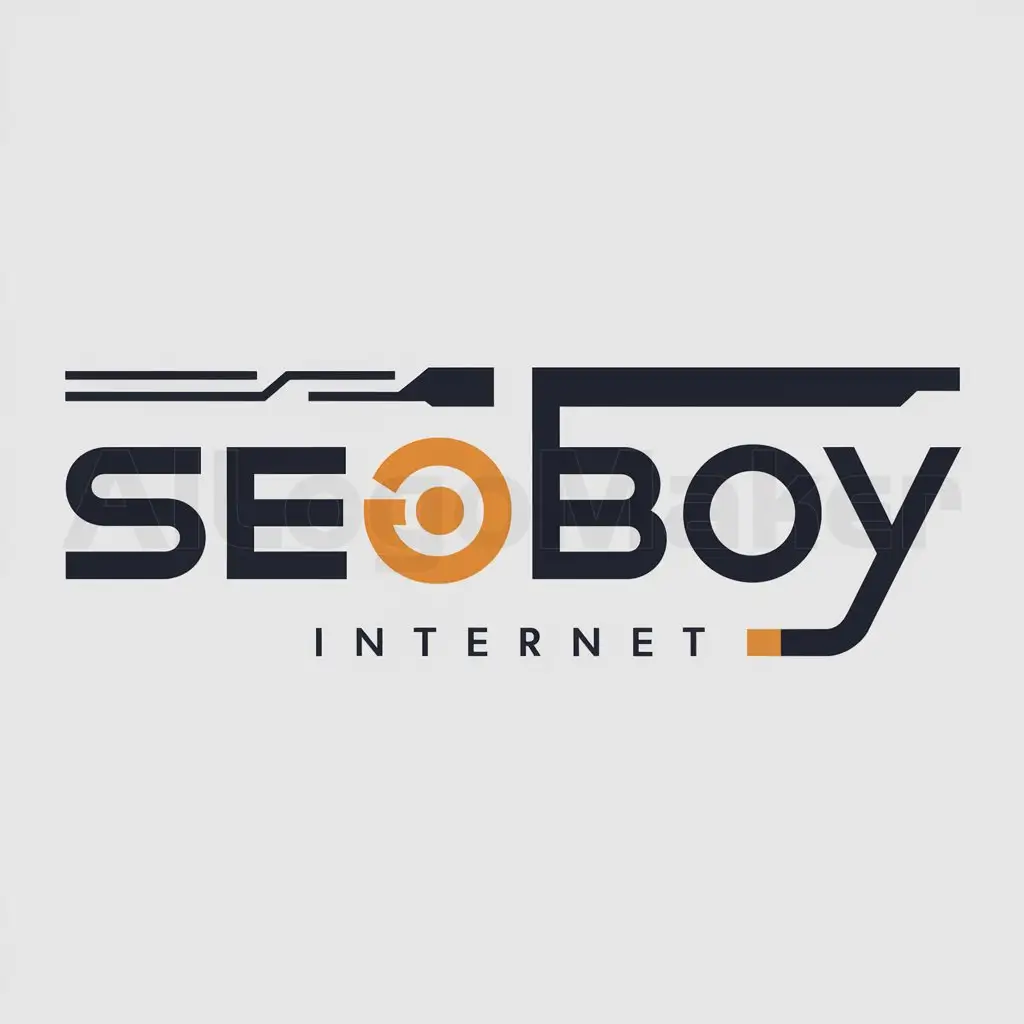 a logo design,with the text "Seoboy", main symbol:SEO,complex,be used in Internet industry,clear background