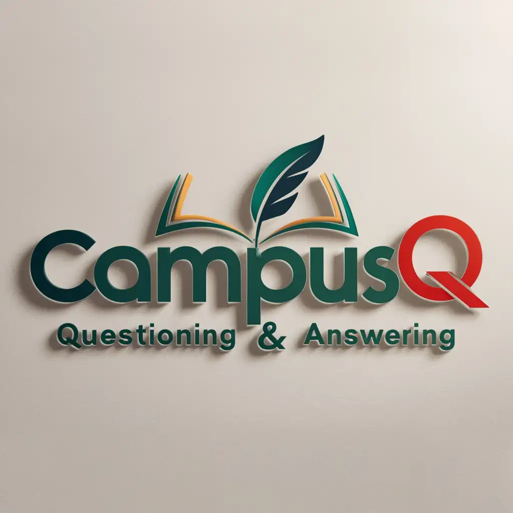 LOGO-Design-For-CampusQ-Clean-and-Professional-Design-with-Questioning-and-Answering-Theme