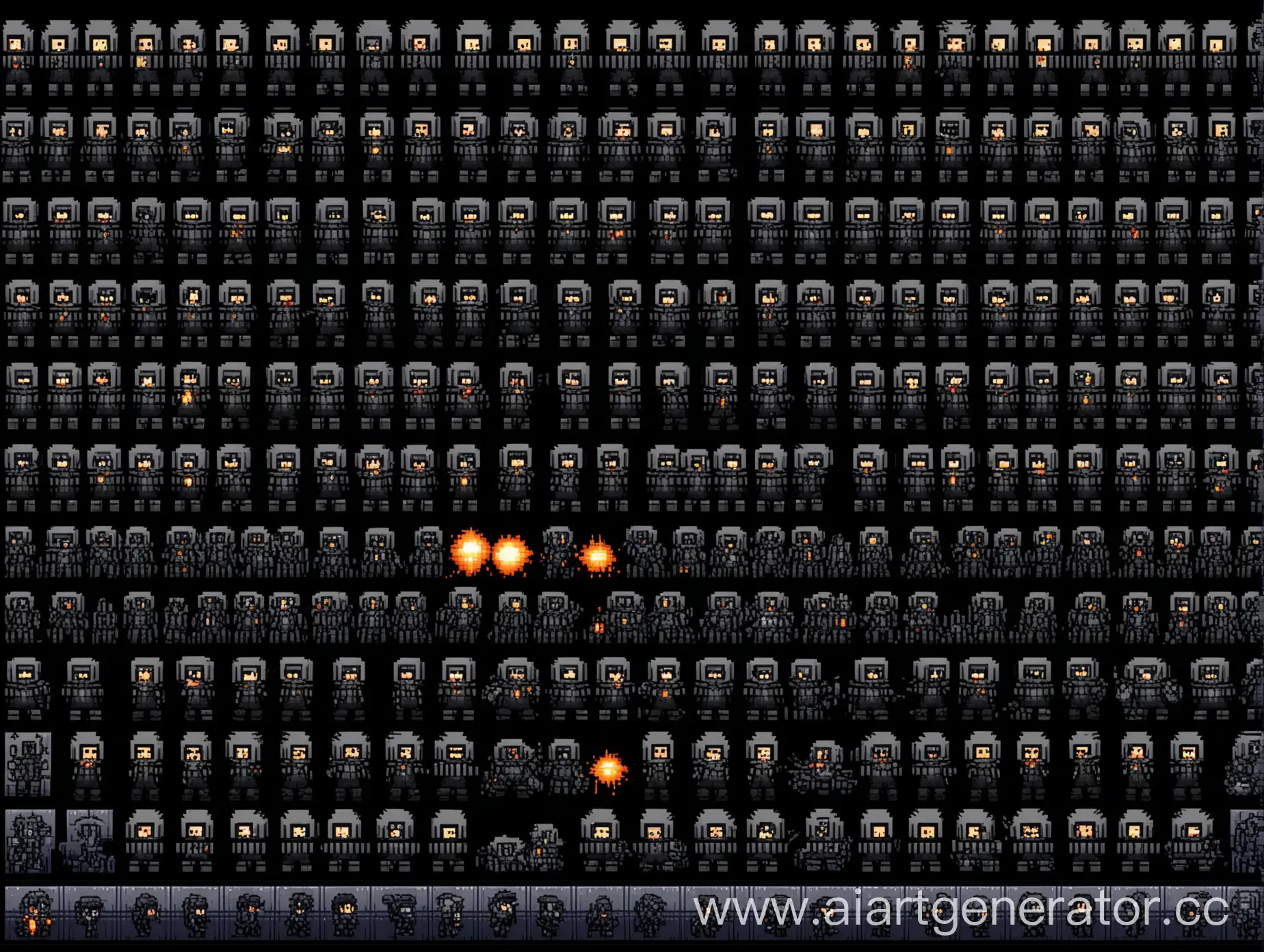 Pixelated-Sprites-for-Atmospheric-2D-Game-in-Black-Style