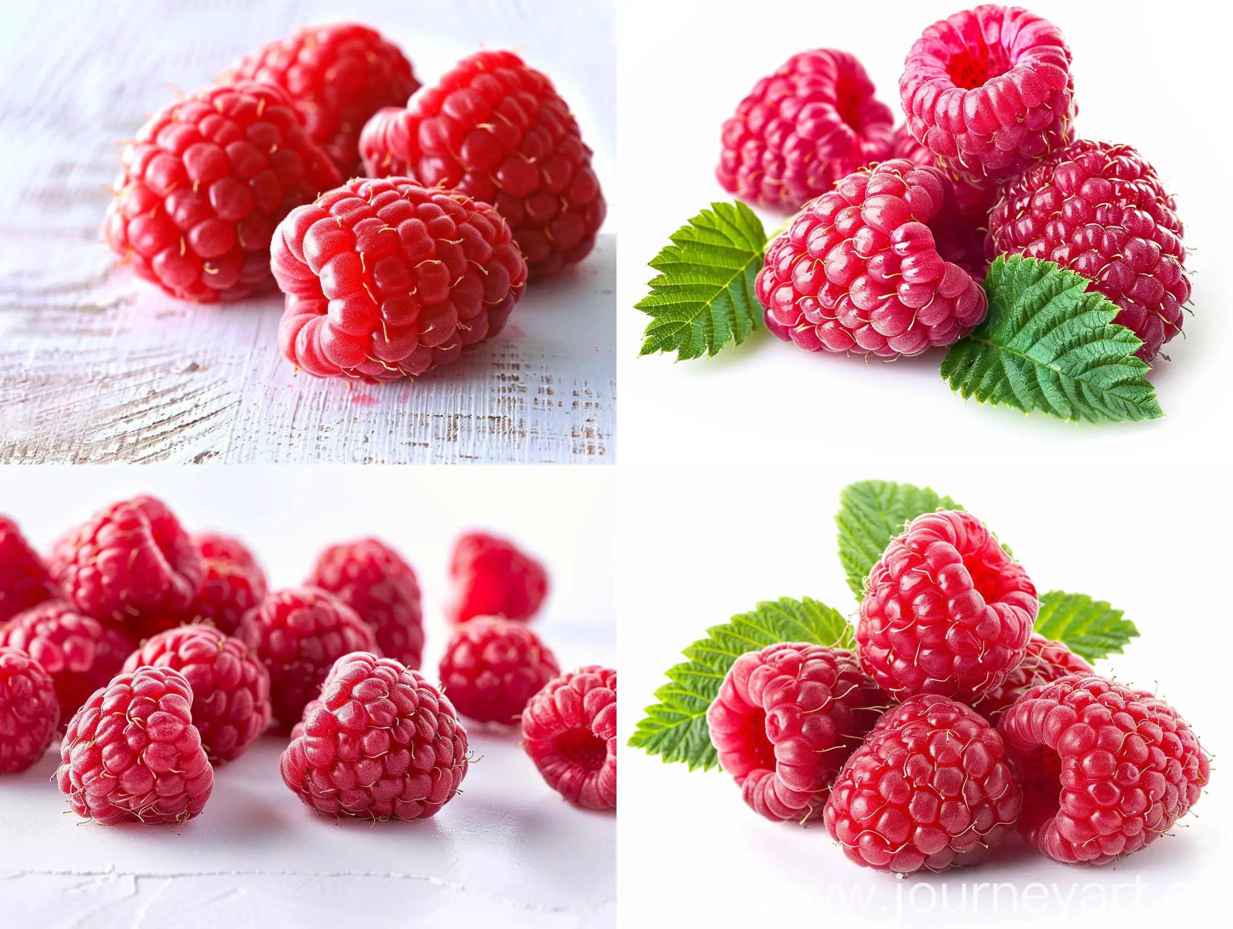 Advertising photo of raspberry
