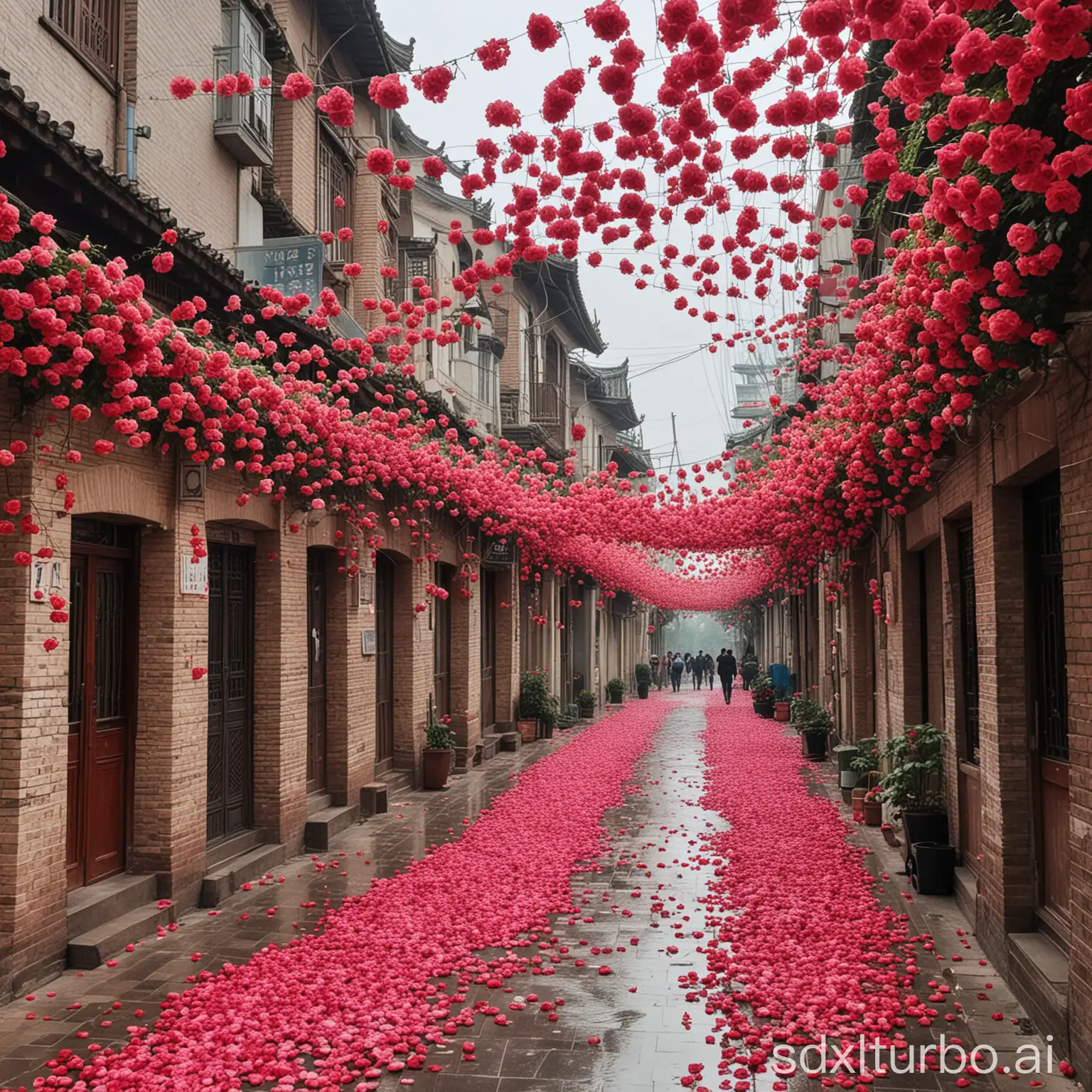 The rose-filled streets of Wuhan