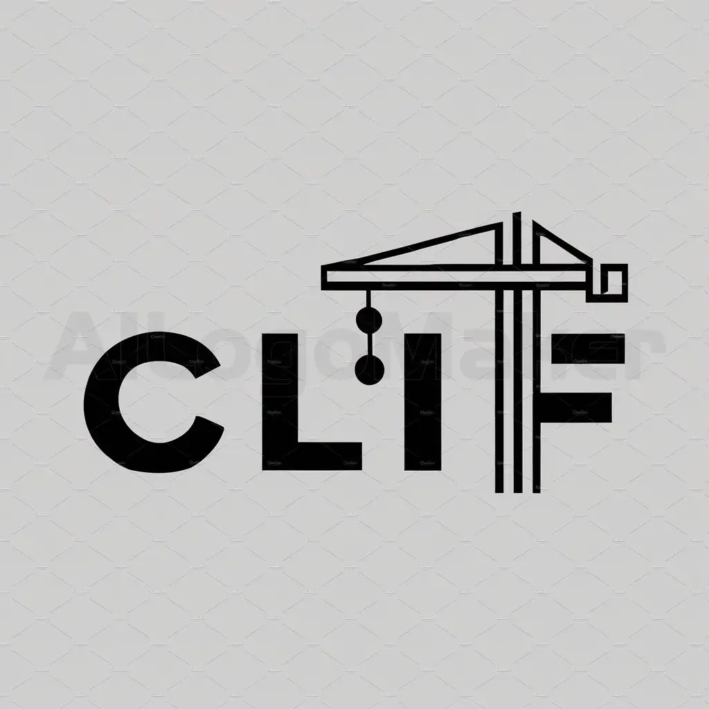 a logo design,with the text "CLIF", main symbol:CONTRUCTORA,Moderate,be used in Construction industry,clear background