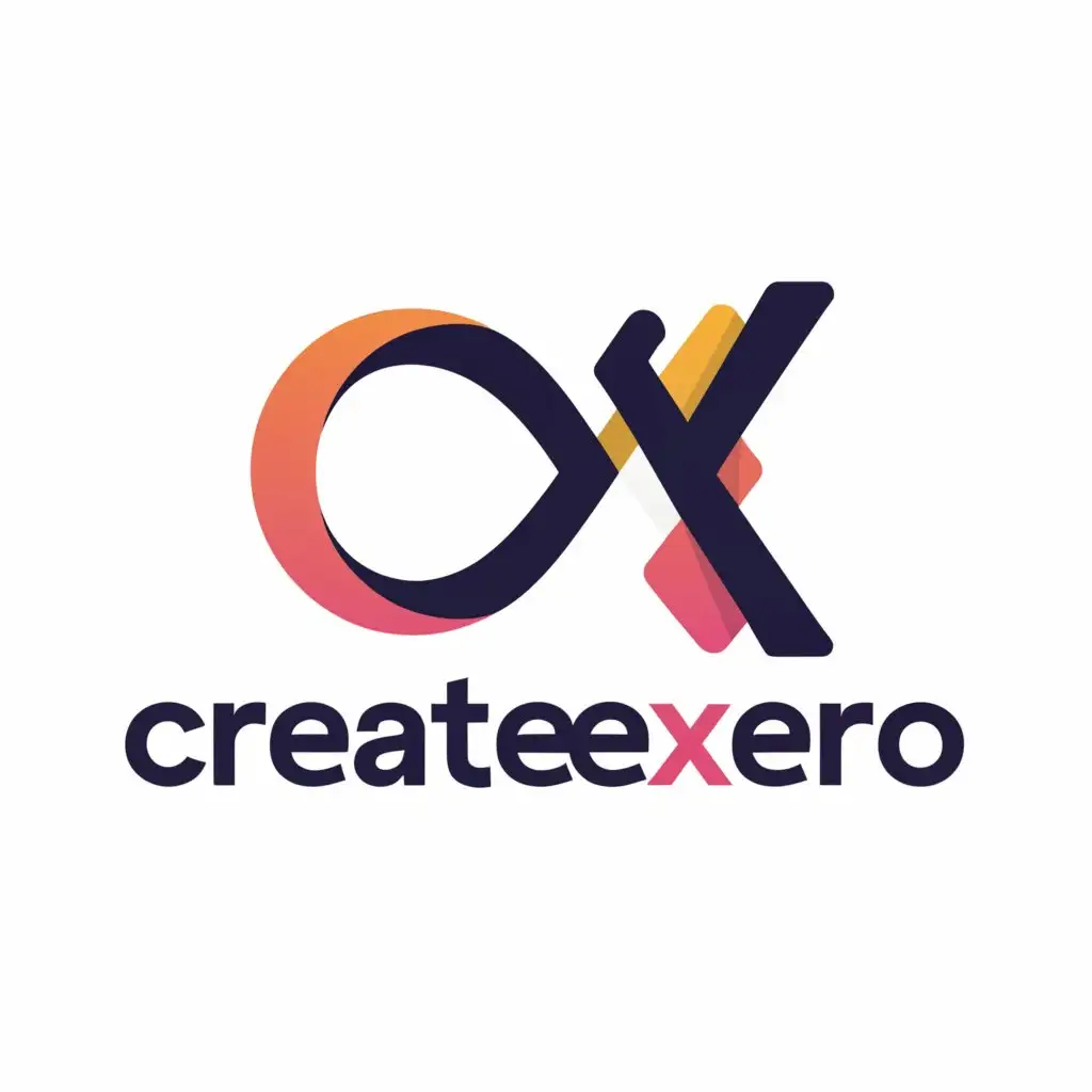 a logo design,with the text "CreateXero", main symbol:CX,Moderate,clear background