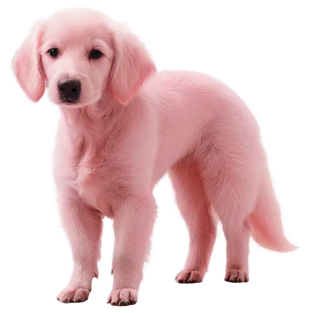Exquisite-Pink-Dog-PNG-Image-A-Unique-Blend-of-Creativity-and-Charm