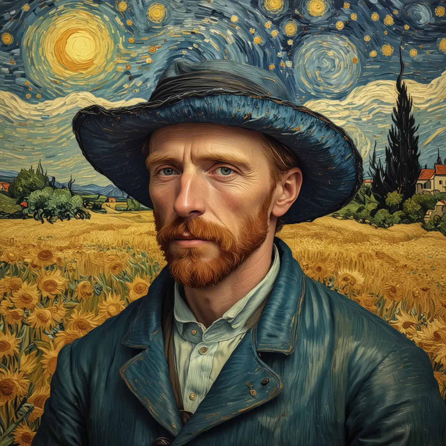 Van Gogh Style Interpretation of Edvard Munchs The Scream