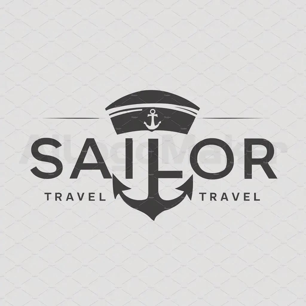 LOGO-Design-for-Sailor-Nautical-Theme-with-Clear-Background