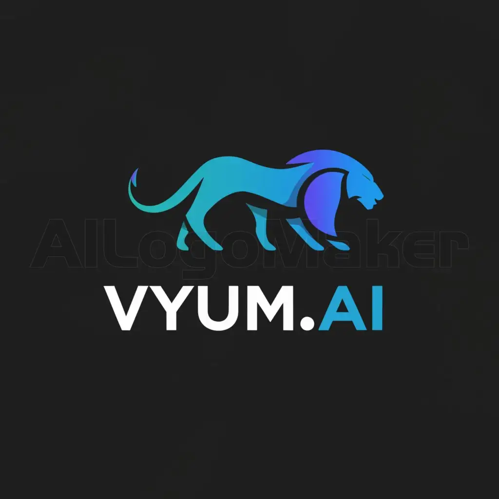 a logo design,with the text "vyum.ai", main symbol:wild,Minimalistic,be used in Finance industry,clear background