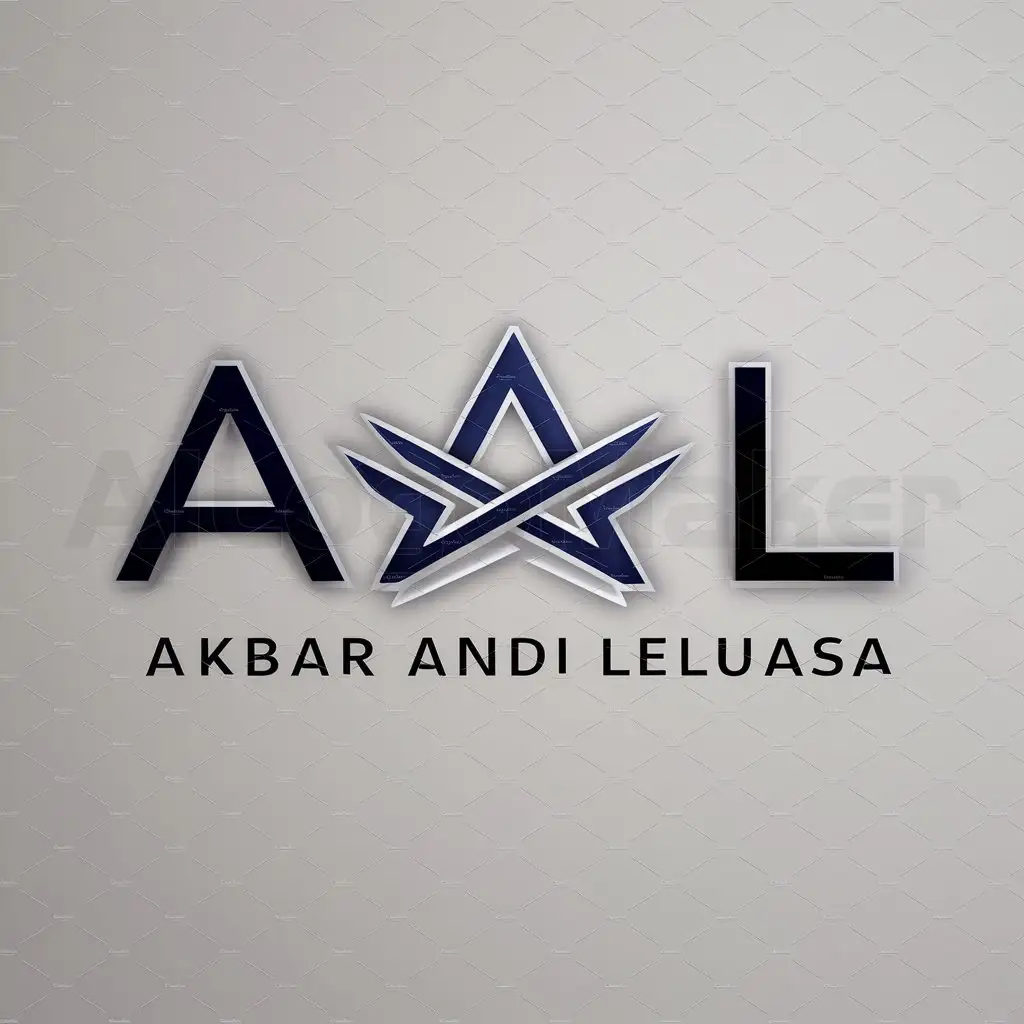 a logo design,with the text "A A L", main symbol:Akbar Andi Leluasa,Moderate,be used in Technology industry,clear background