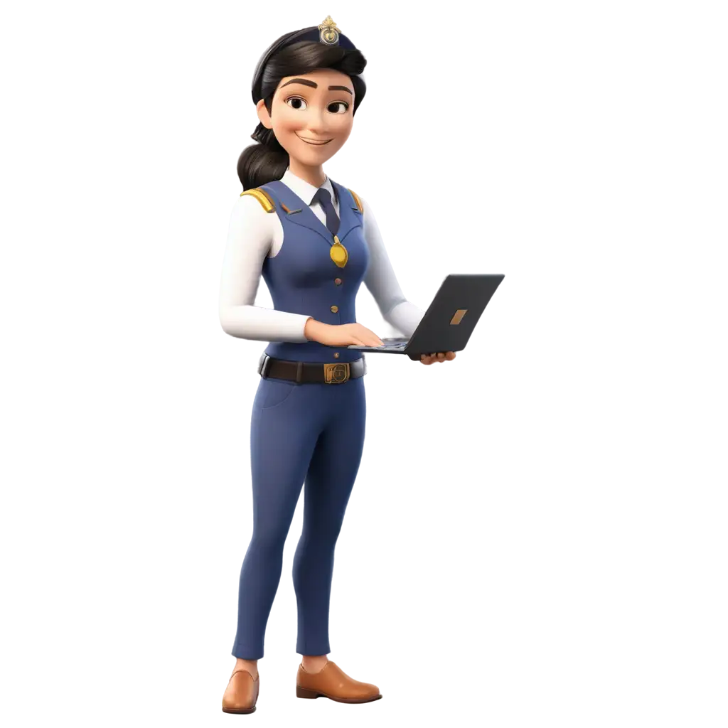 relationship officer 3d character