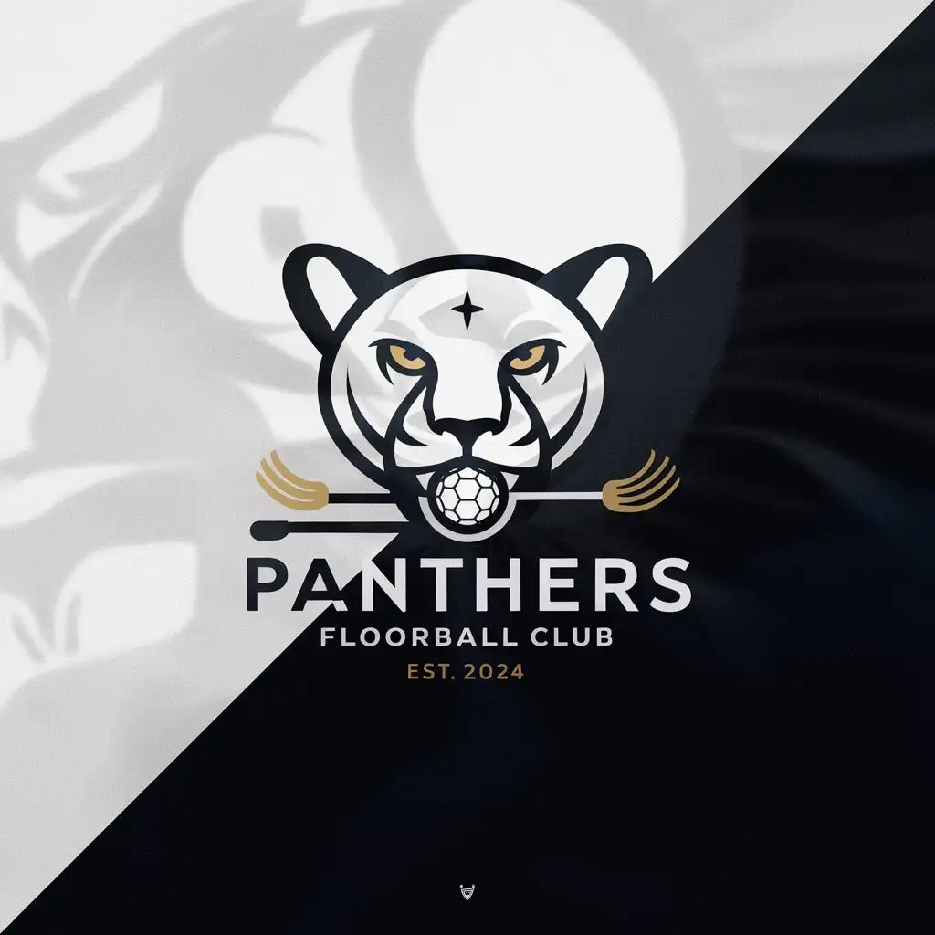 Modern Panthers Floorball Club Logo Est 2024