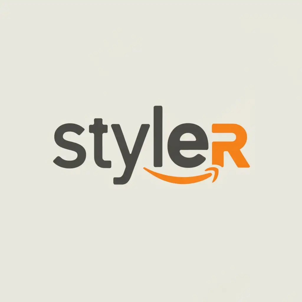 a logo design, with the text 'STYLER', main symbol:Amazon, Minimalistic, to be used in Retail industry, clear background