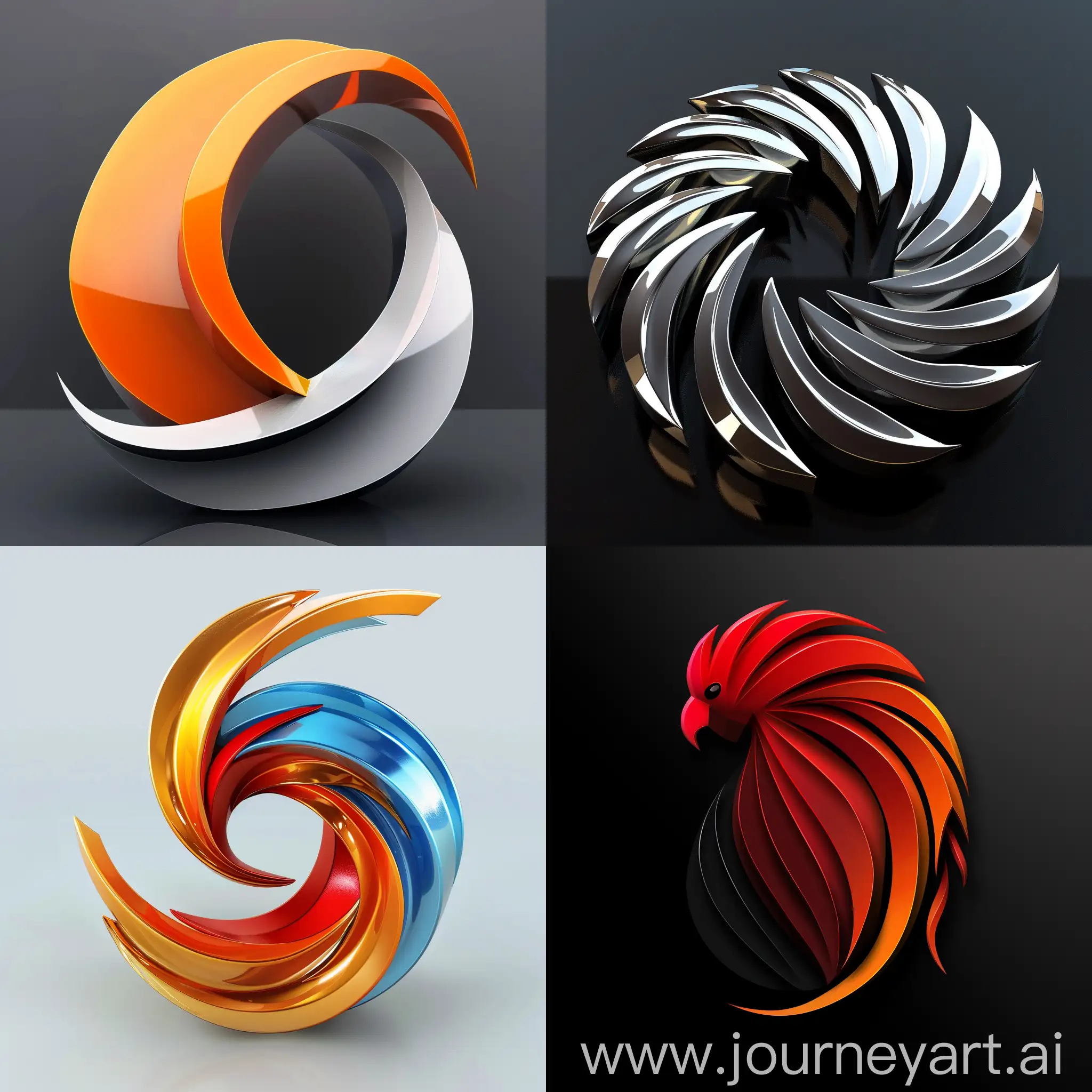 Creative-3D-Logos-for-Modern-Businesses
