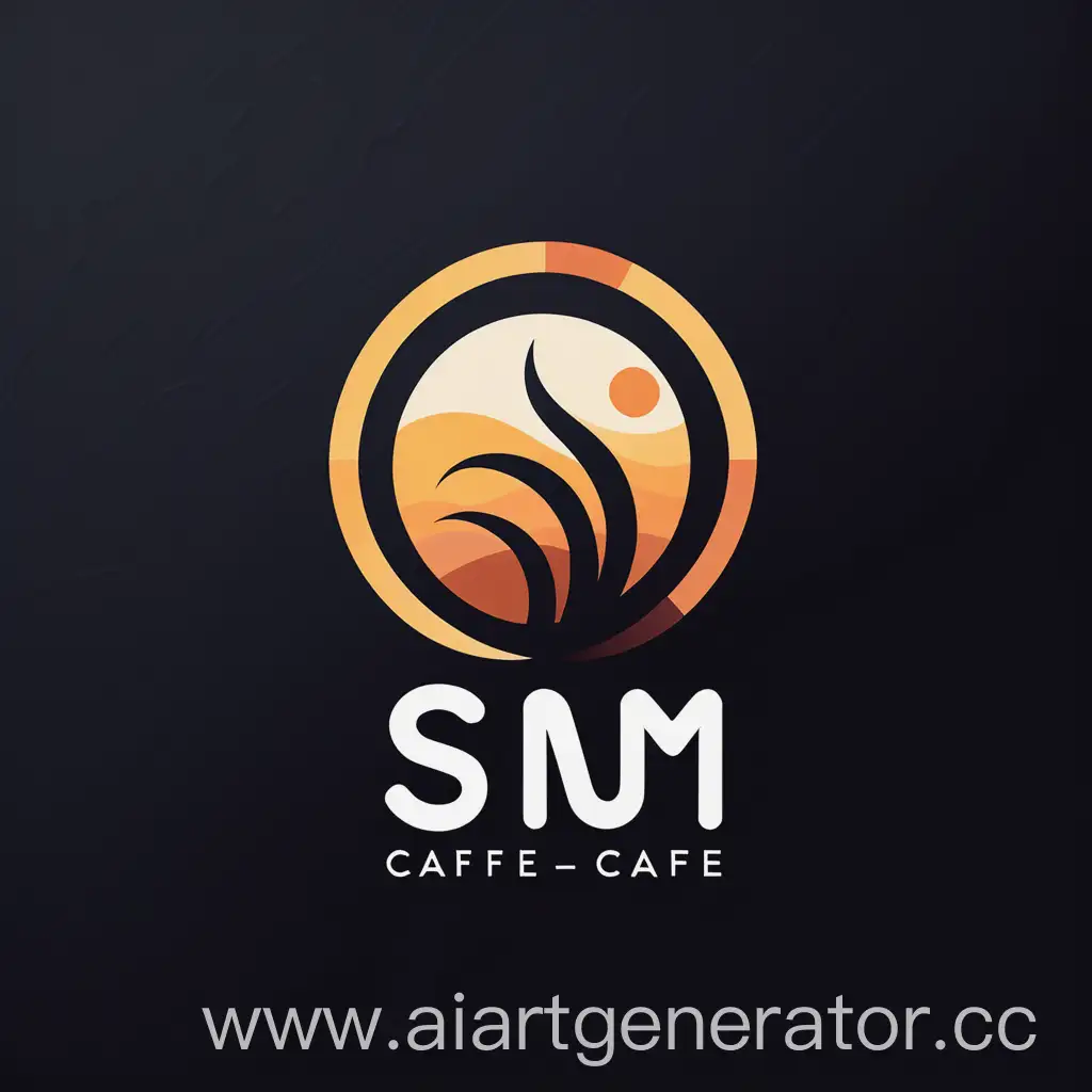 Minimalist-Cafe-Logo-Design-with-S-and-M-Atmosphere-Coziness-Modernity