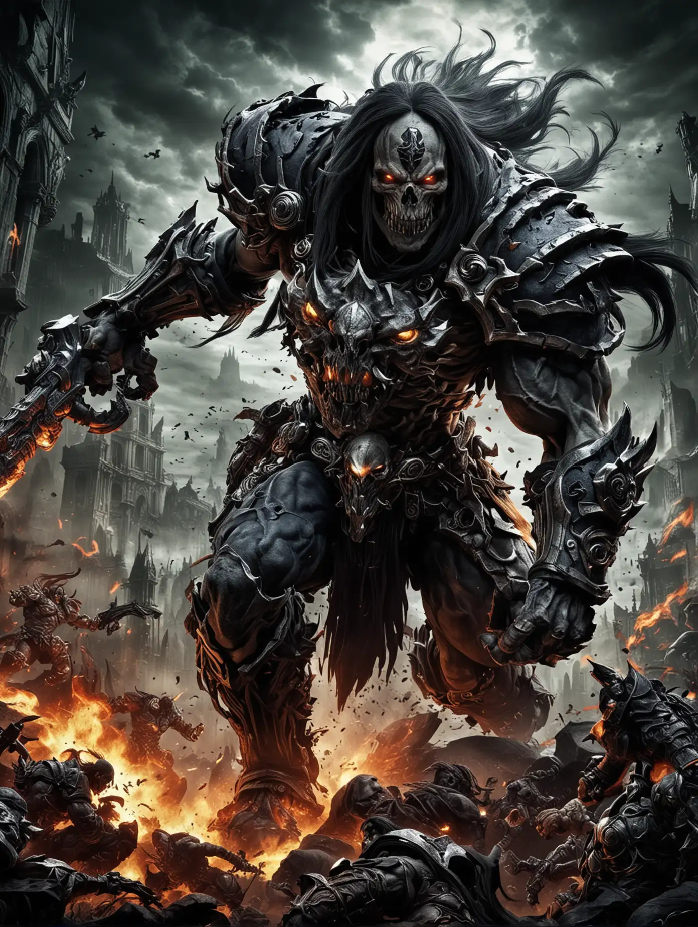Darksiders-Video-Game-Poster-Featuring-Wars-Wrath