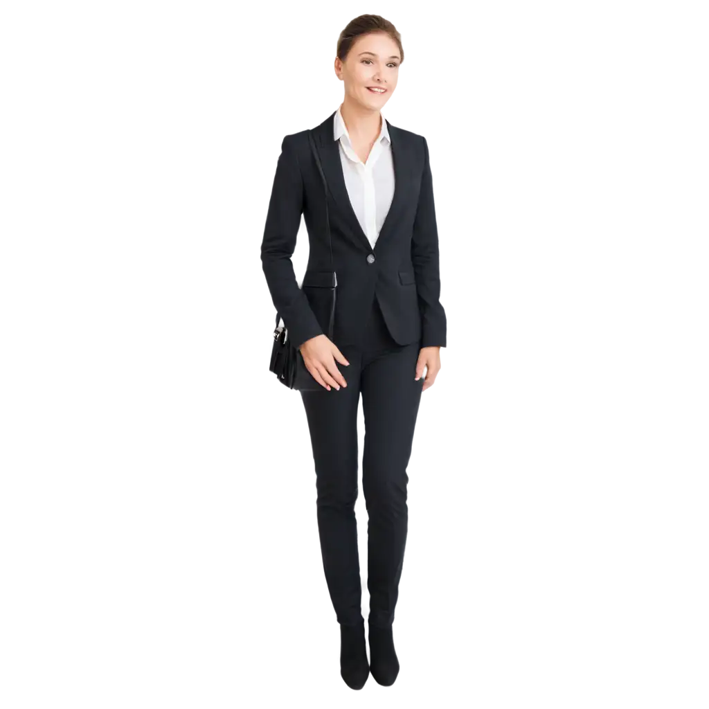 A Corporate  Finance  YOUNG WOMAN WITH SUIT